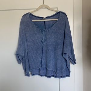 We The Free Small Blue Top